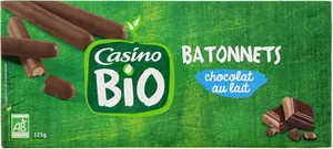 Bâtonnets chocolat au lait