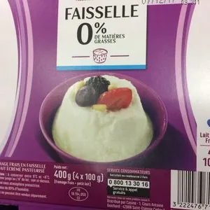 Faisselle 0% de matères grasses