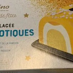 Bûche glacée Fruits exotiques