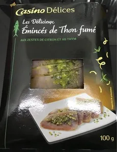 Les Délicieux - Emincés de thon fumé aux zestes de citron et au thym