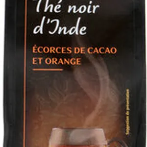 Thé noir aux fèves de cacao grillées et à l'orange BIO