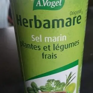 Sel marin plates et légumes frais