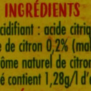 Thé saveur citron boisson instantanée