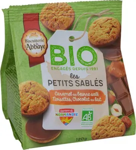 Le Petits Sablés Bio Caramel, Noisettes, Chocolat au Lait