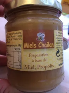 Préparation à base de miel propolis