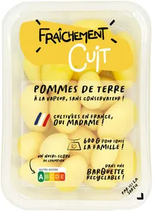 Pommes de terre entière sans peau