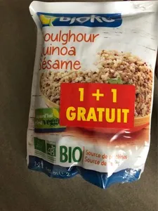 Boulghour quinoa sesame