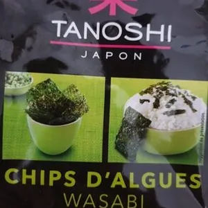 Chips d'algues wasabi