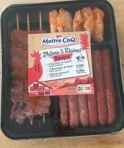 Plateau de nos Régions Basque Maître Coq
