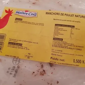 Manchons de Poulet nature