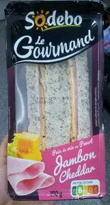 Sandwich Le Gourmand  Club - Jambon Cheddar