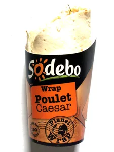Sodebo wrap poulet caesar