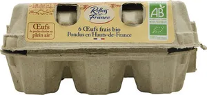 6 œufs frais bio
