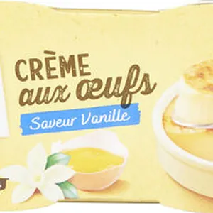 CREME aux œufs Saveur vanille