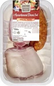 Assortiment demi sel spécial potéele porc français