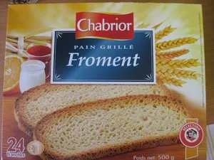 Pain Grillé Froment (24 Tranches)