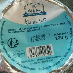 Riz au lait