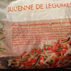 Julienne de legumes