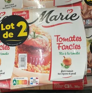 Tomates farcies riz à la tomate