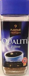 Café Soluble DÉCAFÉINÉ, Planteur des Tropiques, Qualité Filtre