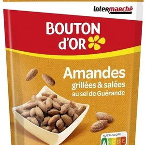 Amandes grillées et salées