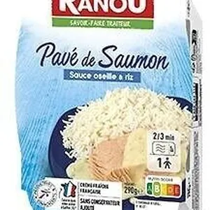 SAUMON SAUCE OSEILLE ET DUO RIZ 290g