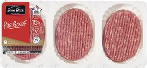 Steaks hachés, 15% MG