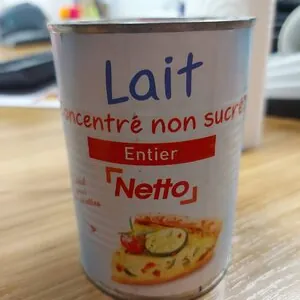 Lait Concentre Non Sucré