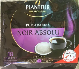 Café dosettes Pur Arabica Noir absolu