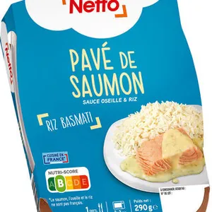 SAUMON SAUCE OSEILLE ET RIZ 290g