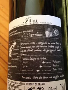Expert Club, Fitou, vin rouge, la bouteille de 75