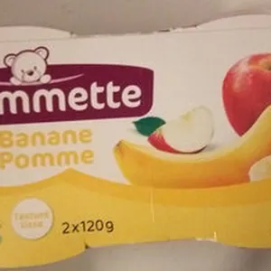 Compote banane pomme 4/6 mois