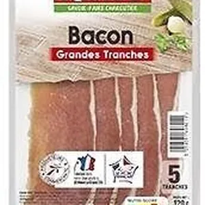 Bacon grandes tranches