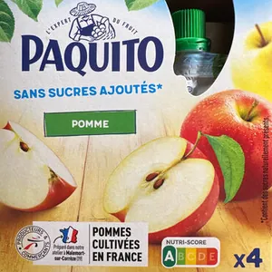 Pomme sans sucres ajoutés