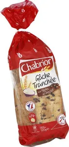 Gâche tranchée aux pépites de chocolat