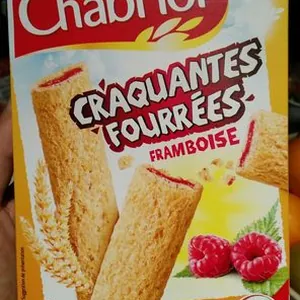 Craquantes fourrées framboise