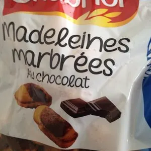 Madeleines marbrées au chocolat