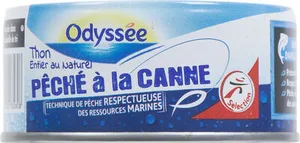 Thon entier au naturel pêché à la canne 160g (1/4)