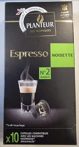 Planteur espresso noisette