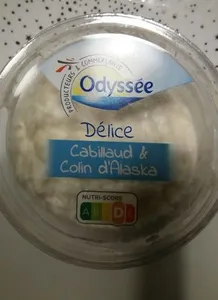 Délice cabillaud et colin d' Alaska