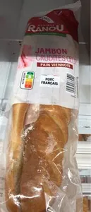 Pain viennois jambon crudités oeuf  Monique Ranou