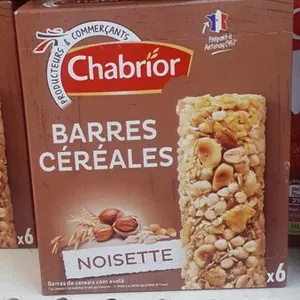 Barres céréales noisette