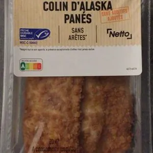 Filet de colin pané