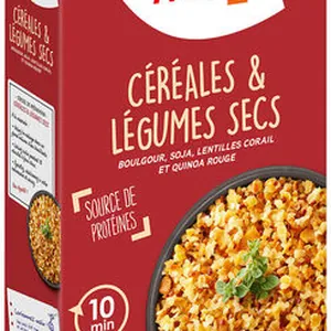 Mélange céréales et légumes secs étui 400 gr