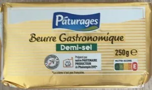 Beurre 1/2 sel pq 250g - recette avec creme ue