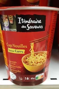 Cup Nouilles saveur Curry - 65g - Itinéraire Des Saveurs