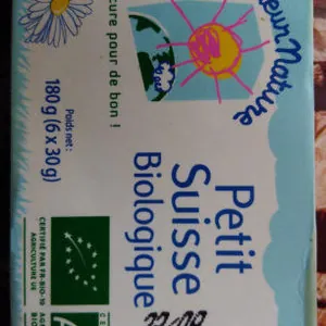Petit suisse biologique