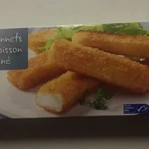Batonnets de poisson pané