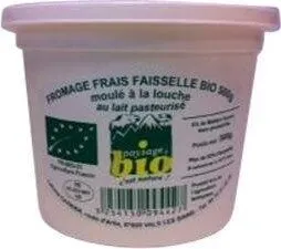 Faisselle bio AREILLADOU, 35%MG