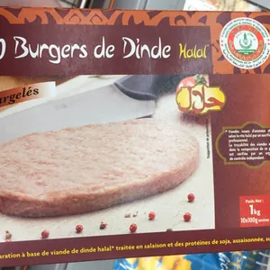 Burgers de dinde Halal